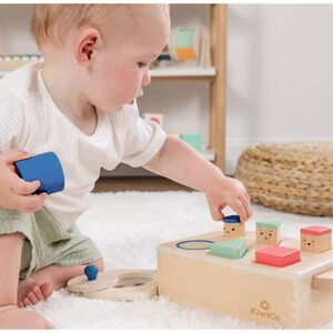 KiwiCo Activity Play Center 12m+ - Pop-up Shape Sorter 4pc NWT